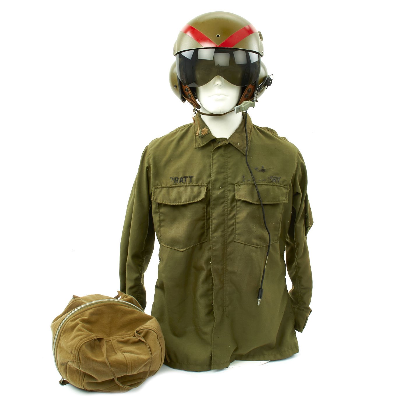 Original U.S. Vietnam War Helicopter Pilot Gentex SPH-4 Helmet with Ca –  International Military Antiques