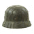 Original German WWII Named Army Heer M40 Chicken Wire Steel Helmet with Size 58 Liner - ET66 Original Items