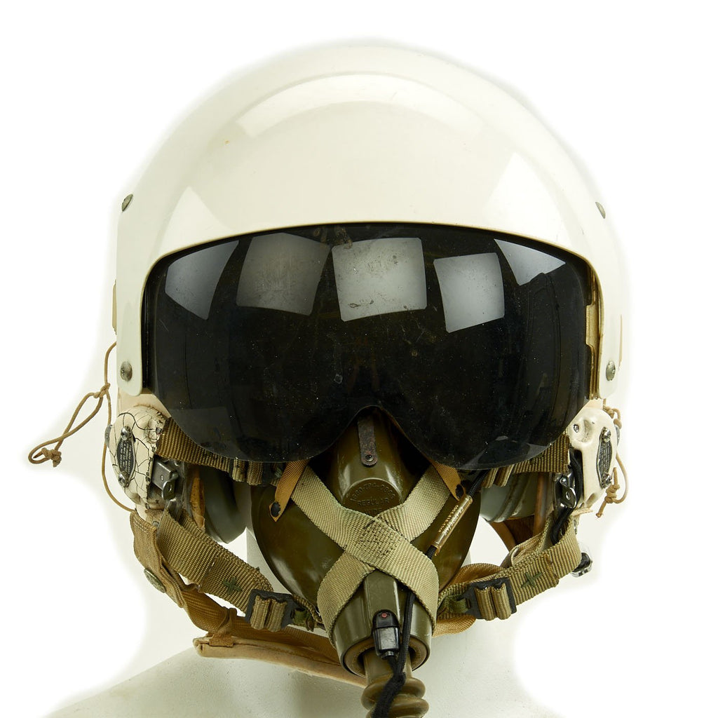 Original U.S. Vietnam War HGU-26/P Flight Helmet with Double Visor, Ox ...