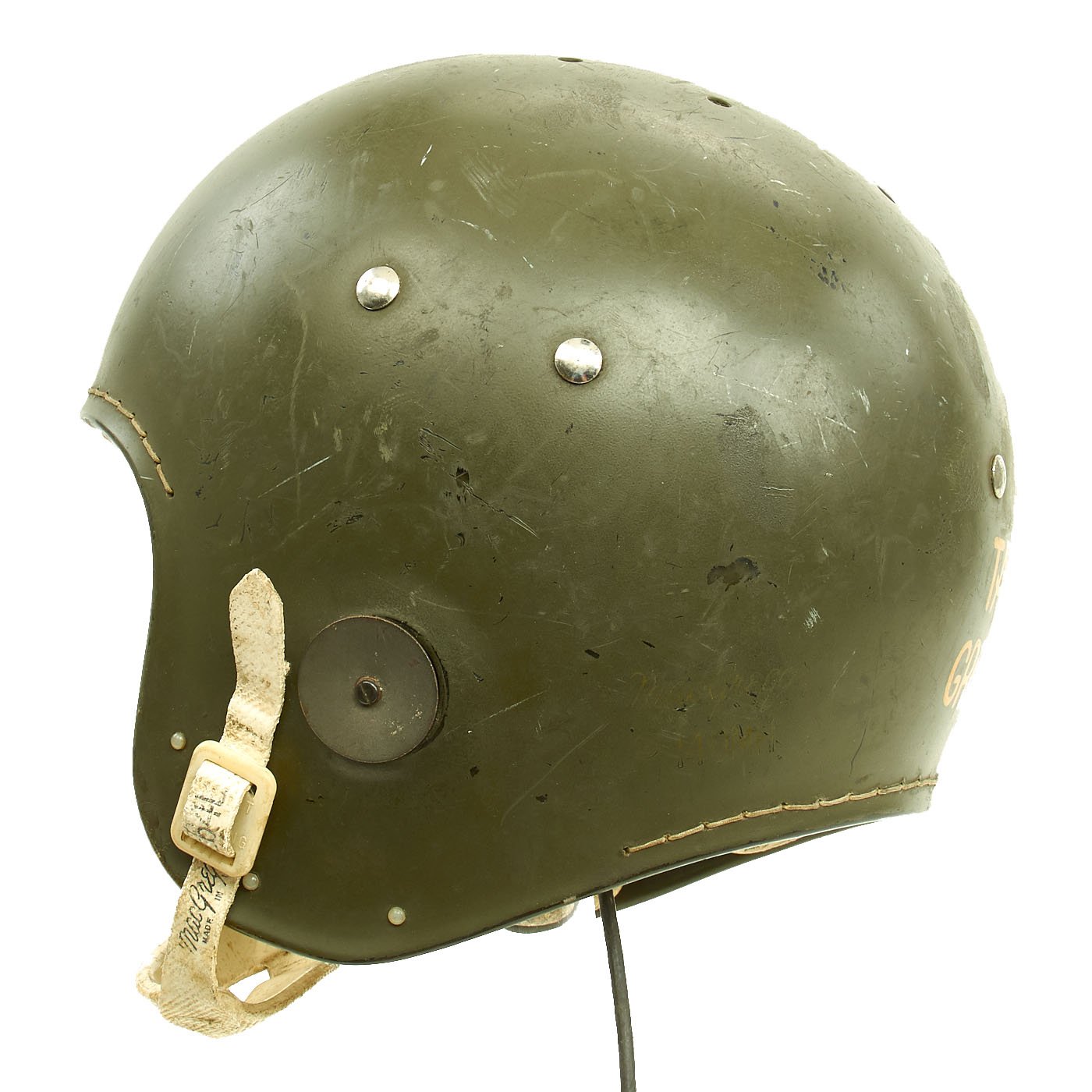 Lot Detail - 1960's-70's Warriors Game Used MacGregor 100MH Football Helmet  (MEARS LOA)