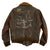 Original U.S. Korean War VMF-N-542 Bateyes Radio Operator Svoboda Painted G-1 Leather Flying Jacket Original Items