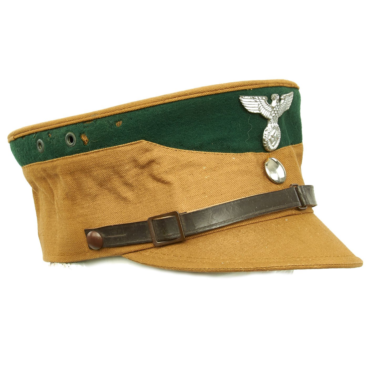 Original German WWII SA Stormtrooper Tan and Emerald Green Kepi from G –  International Military Antiques