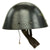 Original Czechoslovakian WWII Vz32 / M32 "Egg-Shell" Helmet Reissued for German Luftschutz Use Original Items