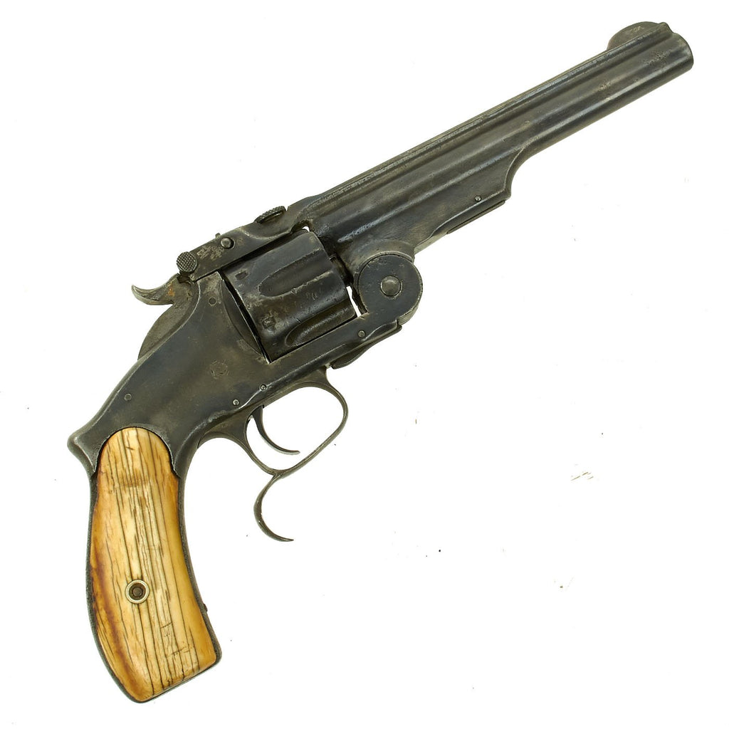 Original U.S. Smith & Wesson Russian Third Model No. 3 Revolver with Bone Grips & 1871 Reissue Marking Original Items