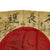 Original Japanese WWII Hand Painted Cloth Good Luck Flag - 27" x 37" Original Items