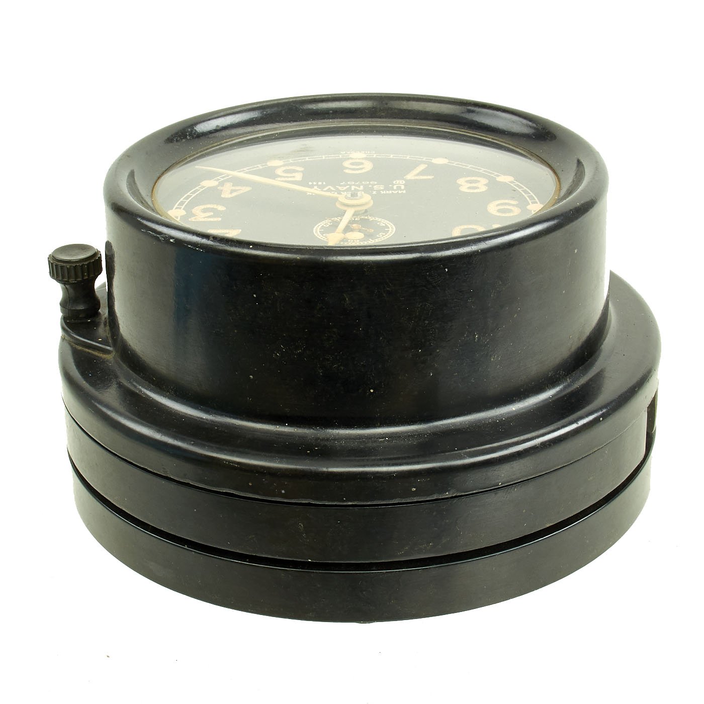 Original WWII U.S. Navy Mark I. Deck Clock by Chelsea Clock Co