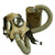 Original U.S. Early WWII M1A2 Service Gas Mask with MIXA1 Filter and MIVA1 Gas Mask Bag Original Items