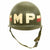 Original U.S. Vietnam War Military Police Ingersoll M1 Helmet with Liner and Chin Strap Original Items