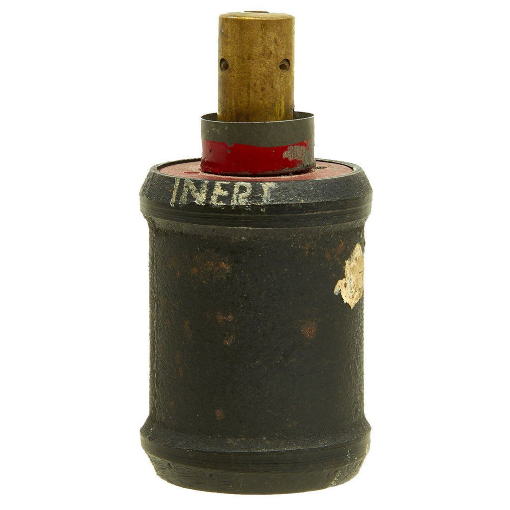 Original Japanese WWII Type 99 Hand Grenade with Fuse dated 1943 - Inert Original Items