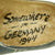 Original U.S. WWII 2nd Infantry Division Bring Back German Wooden Clog Shoes - dated 1944 Original Items