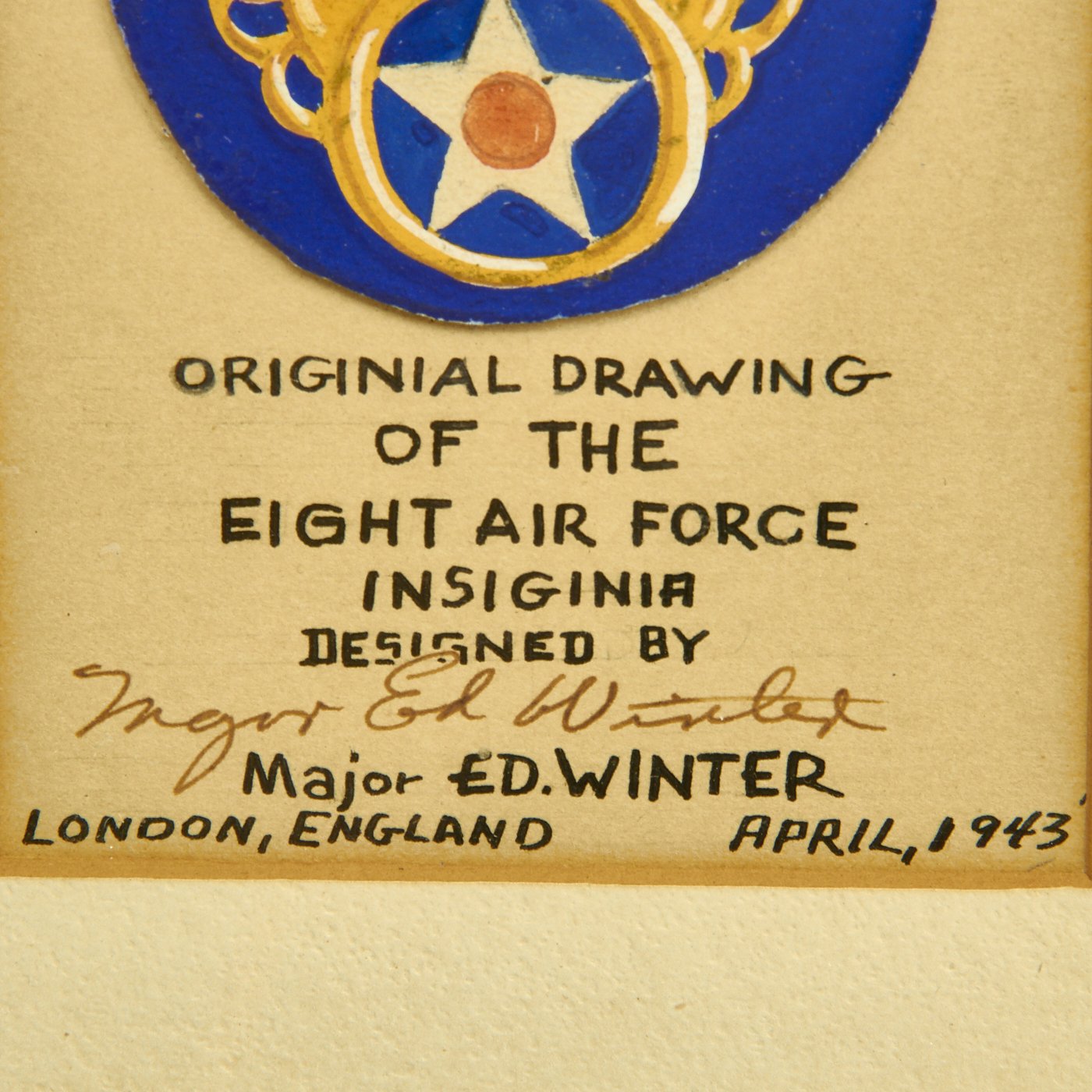 major insignia air force