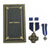 Original U.S. WWII Navy Cross Medal with Case, Mini Medal, Ribbon Bar, Lapel Pin and Rosette Original Items