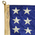 Original U.S. Korean War Era 48 Star Nylon National Flag with Attachment Hardware - 40" x 71" Original Items