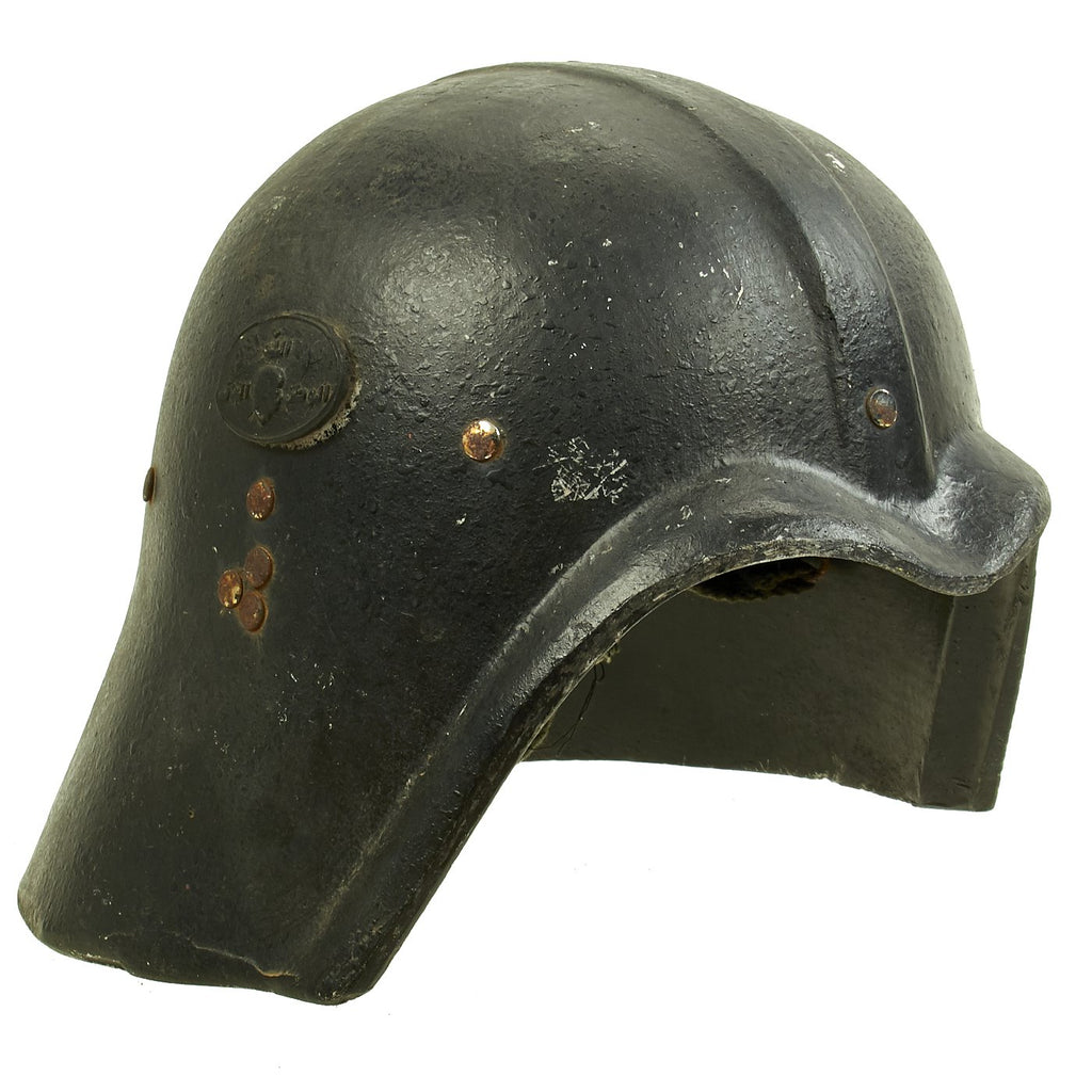 Original Iraqi Fedayeen Helmet with Liner and Chinstrap - Operation Iraqi Freedom Bring Back Original Items