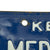 Original U.S. Medal of Honor State of Kentucky License Plate Original Items