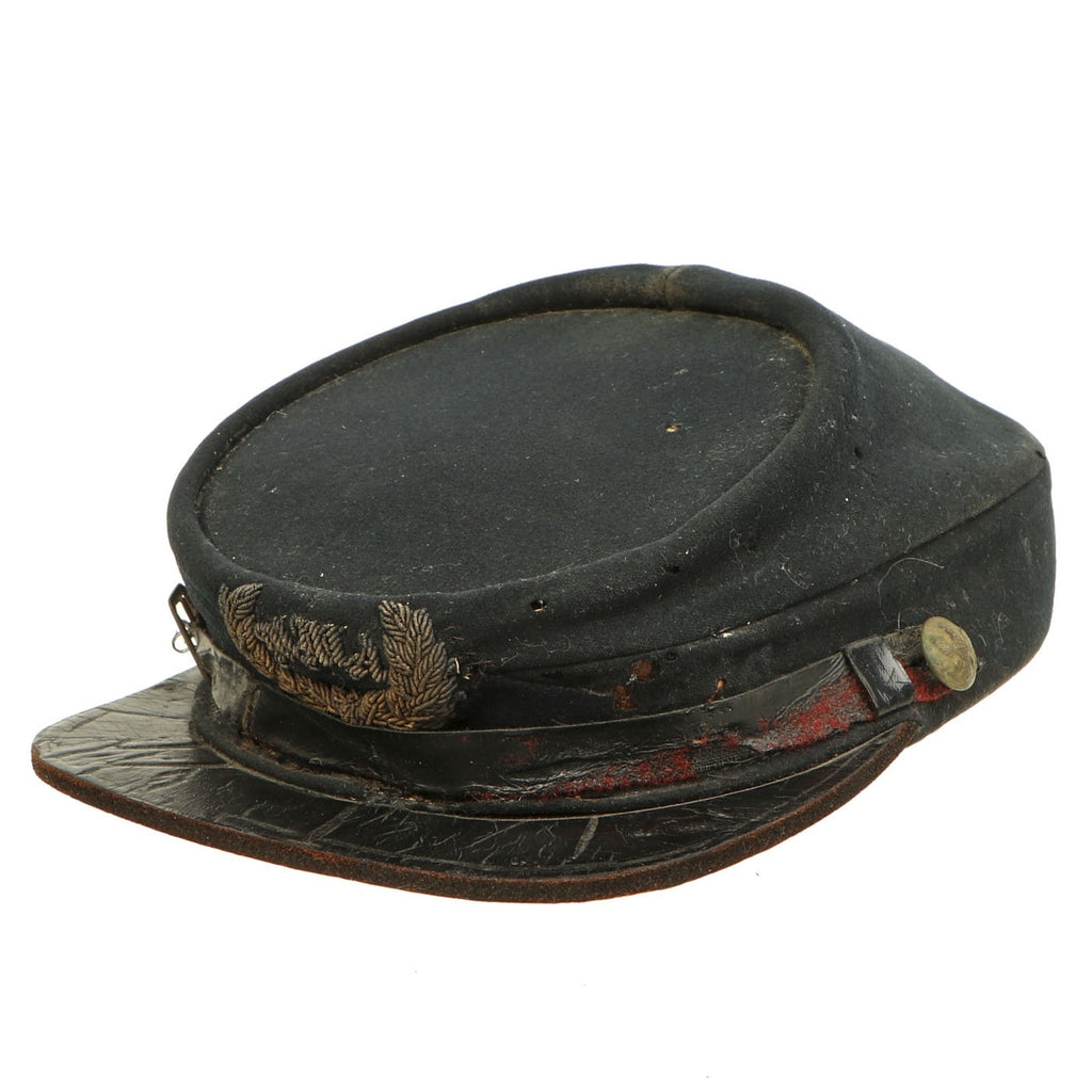 Original U.S. 1880s Michigan Military Academy Chasseur Pattern Kepi by by M.C. Lilley and Company Original Items