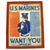 Original U.S. WWI Marine Enlistment Poster - The Marines Want You Original Items