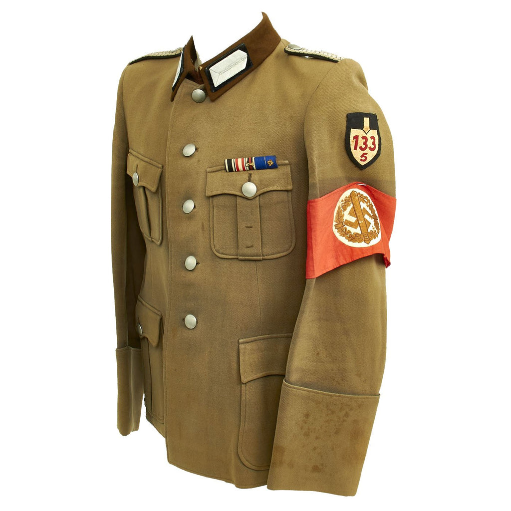 Original German WWII Reichsarbeitsdienst RAD Officer Oberfeldmeister Tunic Original Items