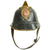 Original German WWI Leather & Steel Fire Brigade Helmet Original Items