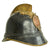 Original German WWI Leather & Steel Fire Brigade Helmet Original Items