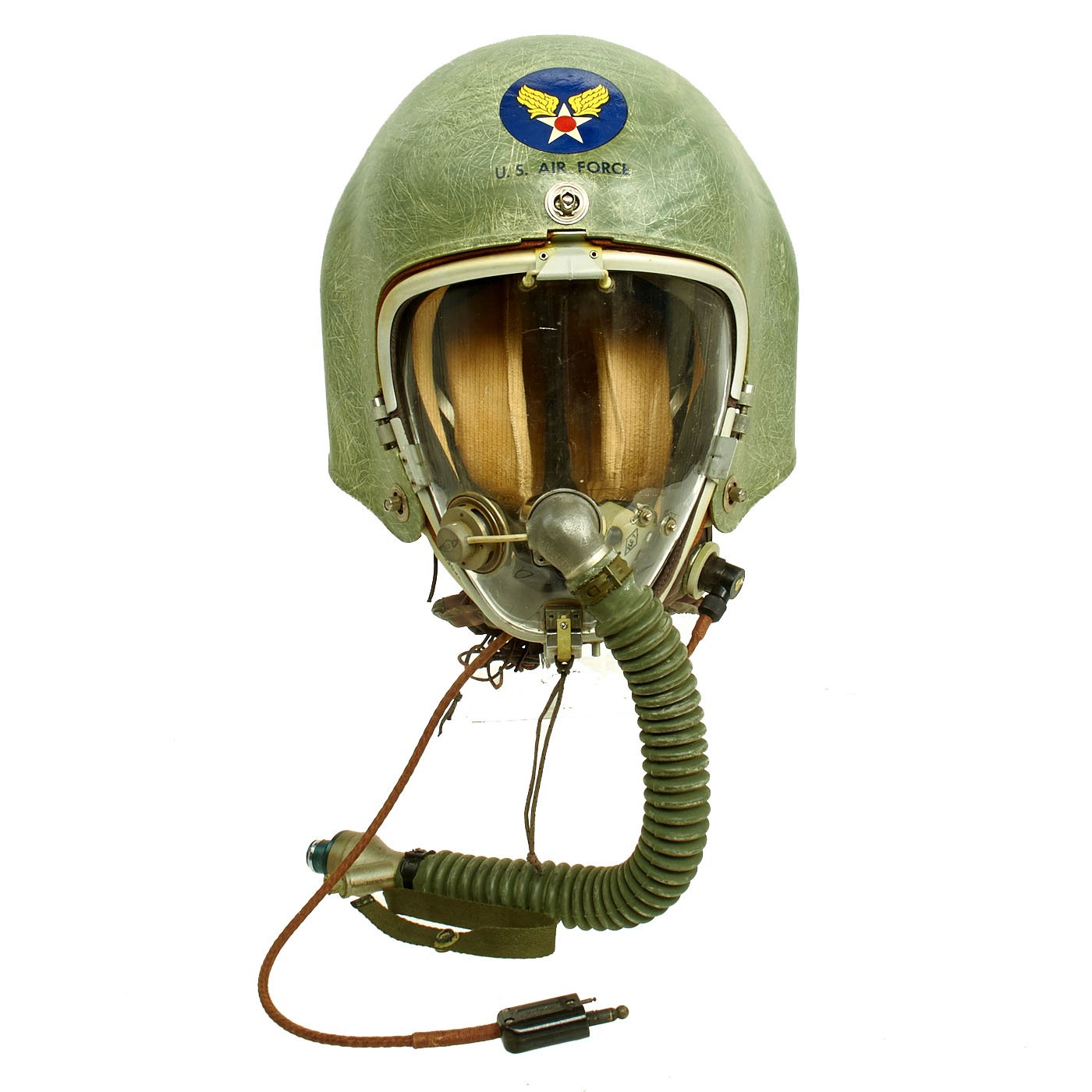 Original U.S. Cold War K-1 High Altitude Partial Pressure Helmet