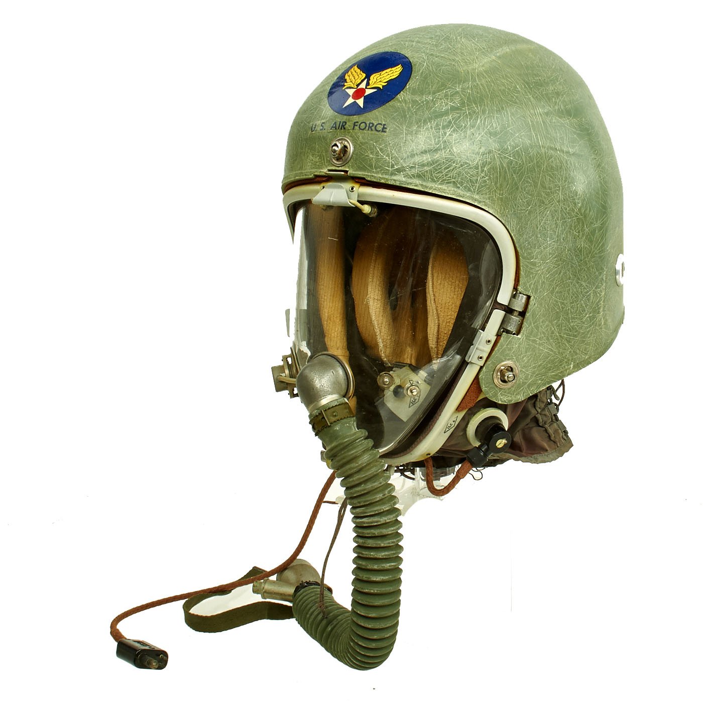 Original U.S. Cold War K-1 High Altitude Partial Pressure Helmet