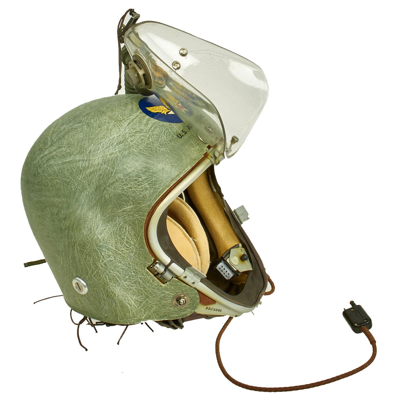 Original U.S. Cold War K-1 High Altitude Partial Pressure Helmet