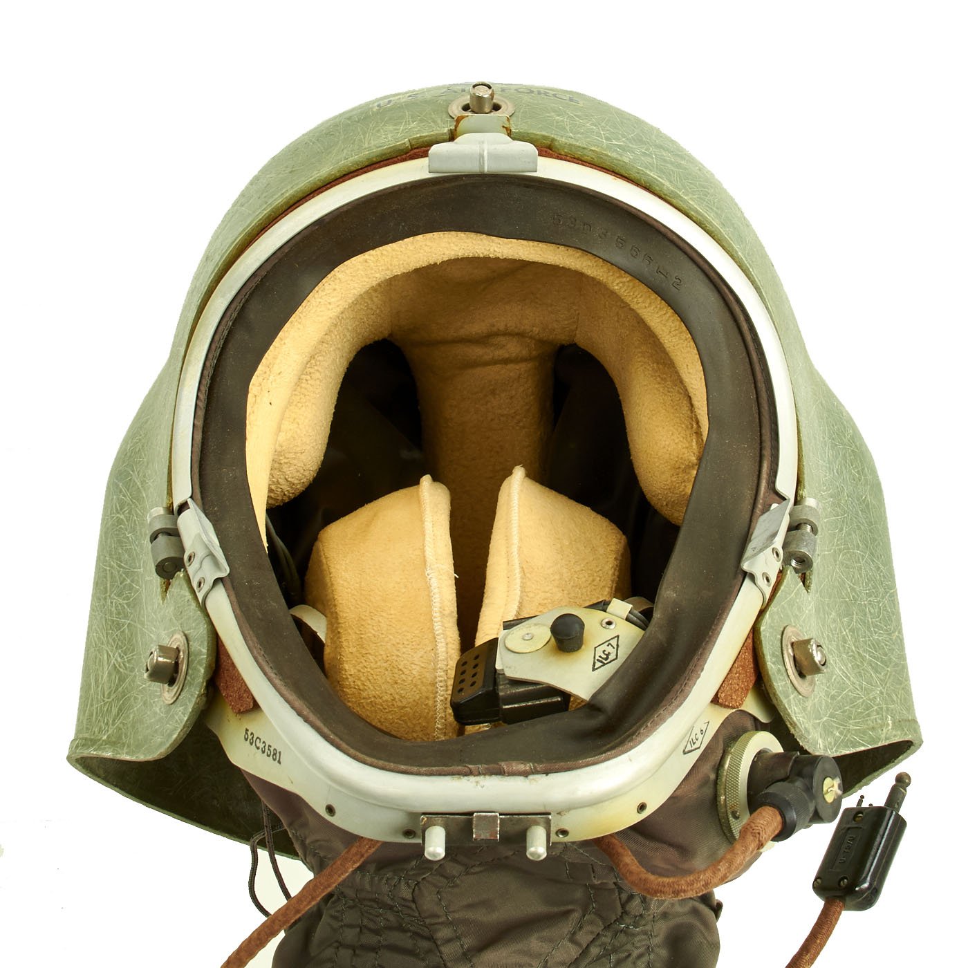 Original U.S. Cold War K-1 High Altitude Partial Pressure Helmet