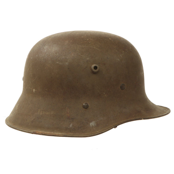 Original Wwi Austro-hungarian M17 Steel Helmet With Partial Liner & Ch 