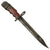 Original British No. 7 Mk. I/L Swivel Pommel Bayonet Fighting Knife by B.S.A. with Red Handle Original Items