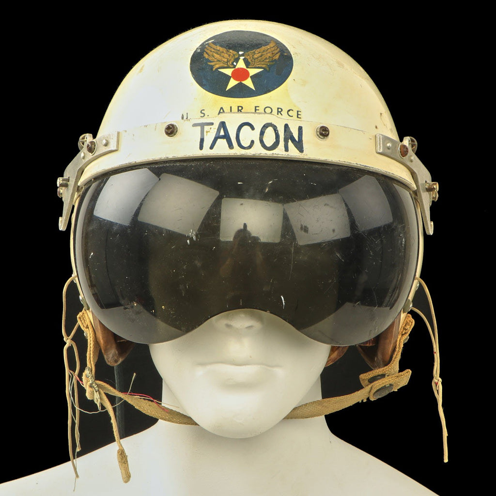 Original Cold War U.S. Air Force P-4A Flight Helmet with Tint Visor
