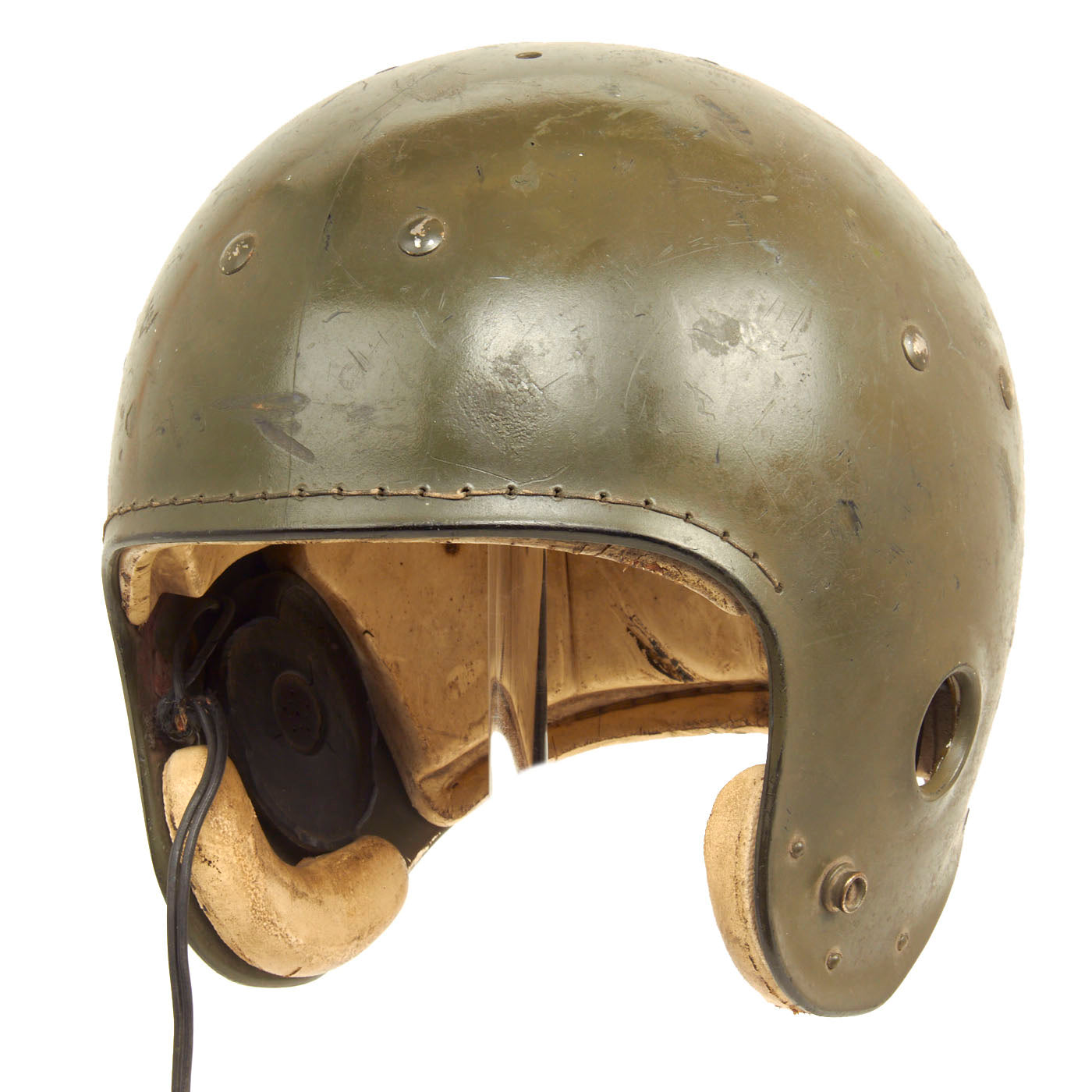 Lot Detail - 1960's-70's Warriors Game Used MacGregor 100MH Football Helmet  (MEARS LOA)