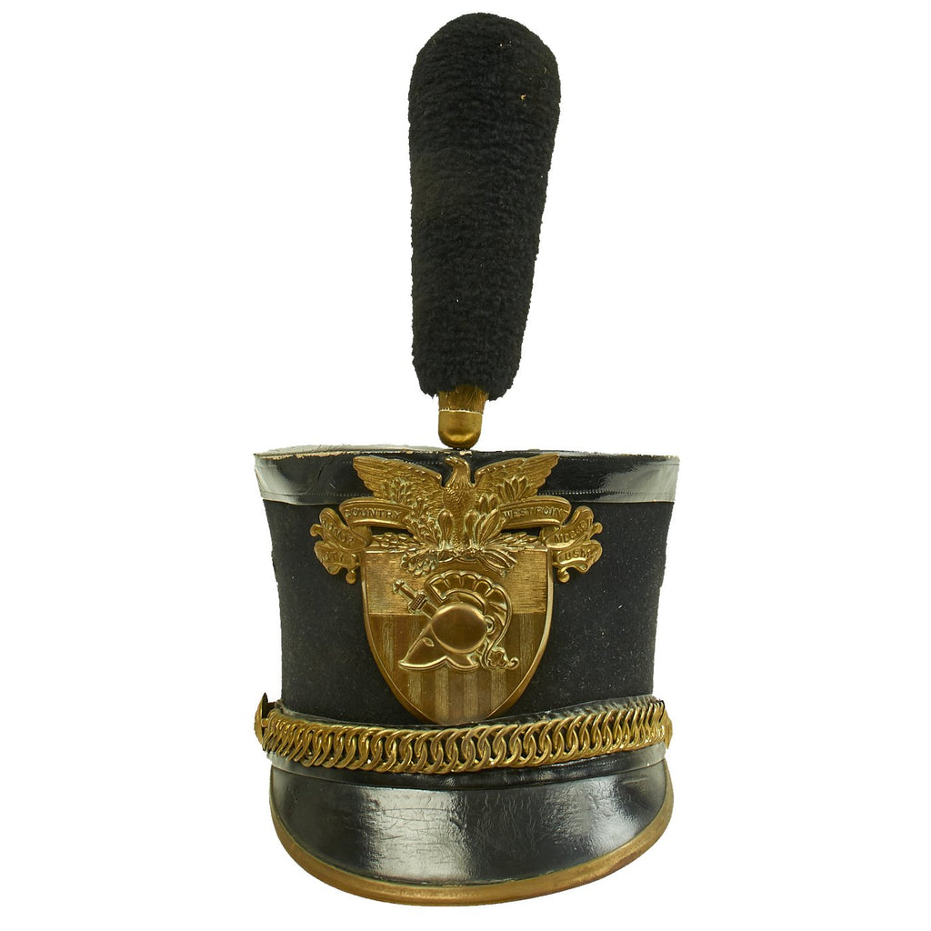 Original U.S. Military Academy West Point Shako Helmet with Plume in size 7 - Circa 1910 Original Items