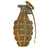 Original U.S. WWII MkII De-Militarized Pineapple Grenade - Inert Original Items