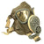 Original U.S. WWII M3A1 Diaphragm Gas Mask with MIXA2 Filter dated 1944 and MIVA1 Gas Mask Bag Original Items