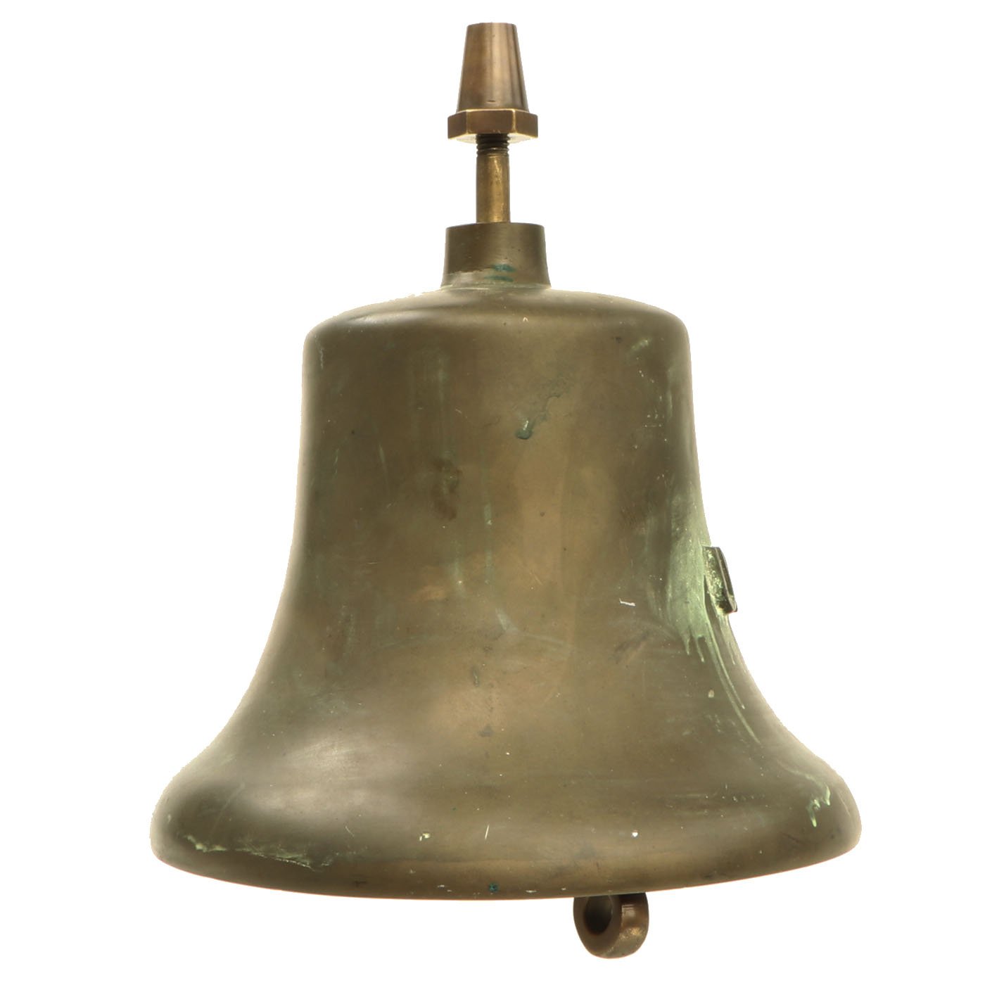 U.s. Navy Brass Bell With Mount