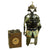 Original Japanese Early 19th Century Edo Period Samurai Armor with Transit Chest Original Items