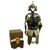 Original Japanese Early 19th Century Edo Period Samurai Armor with Transit Chest Original Items