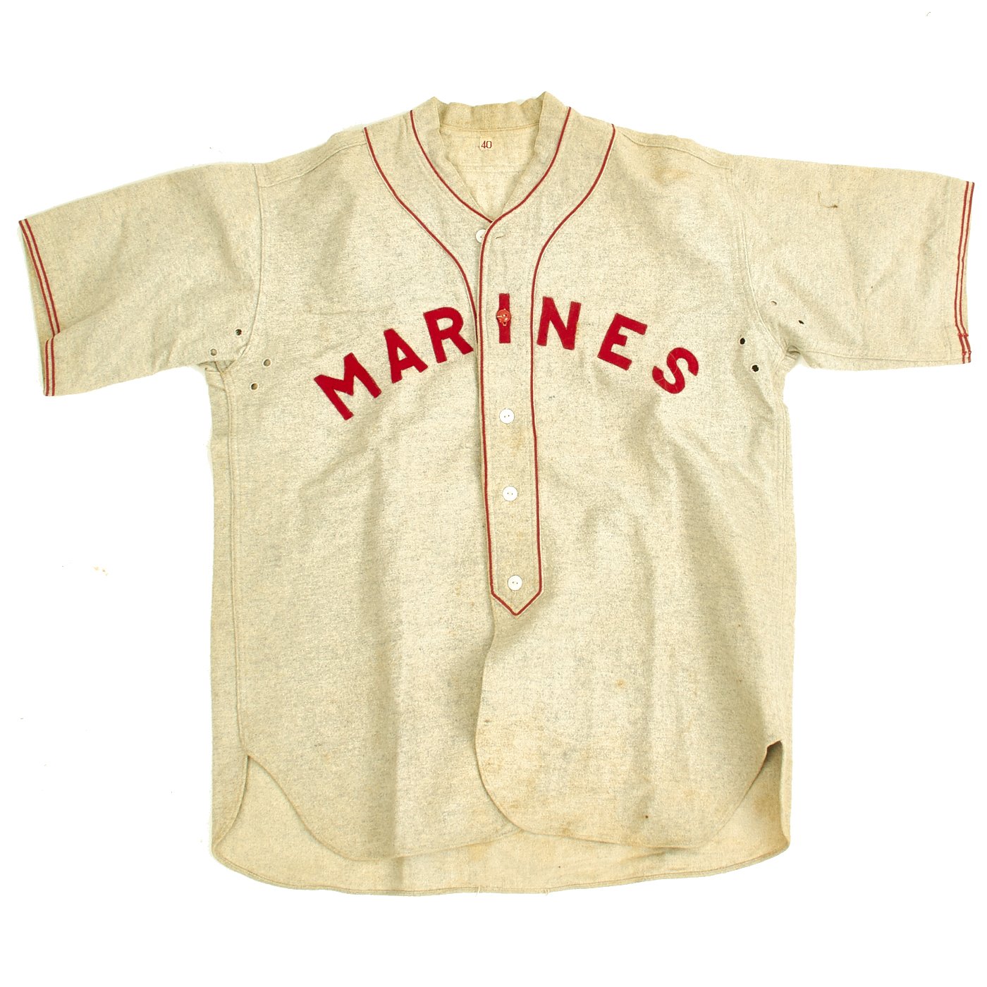 Original WWII USMC Marine Corps Club Baseball Uniforms with