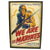 Original U.S. WWII We Are The Marine Raiders 1942 Framed Film Poster Original Items