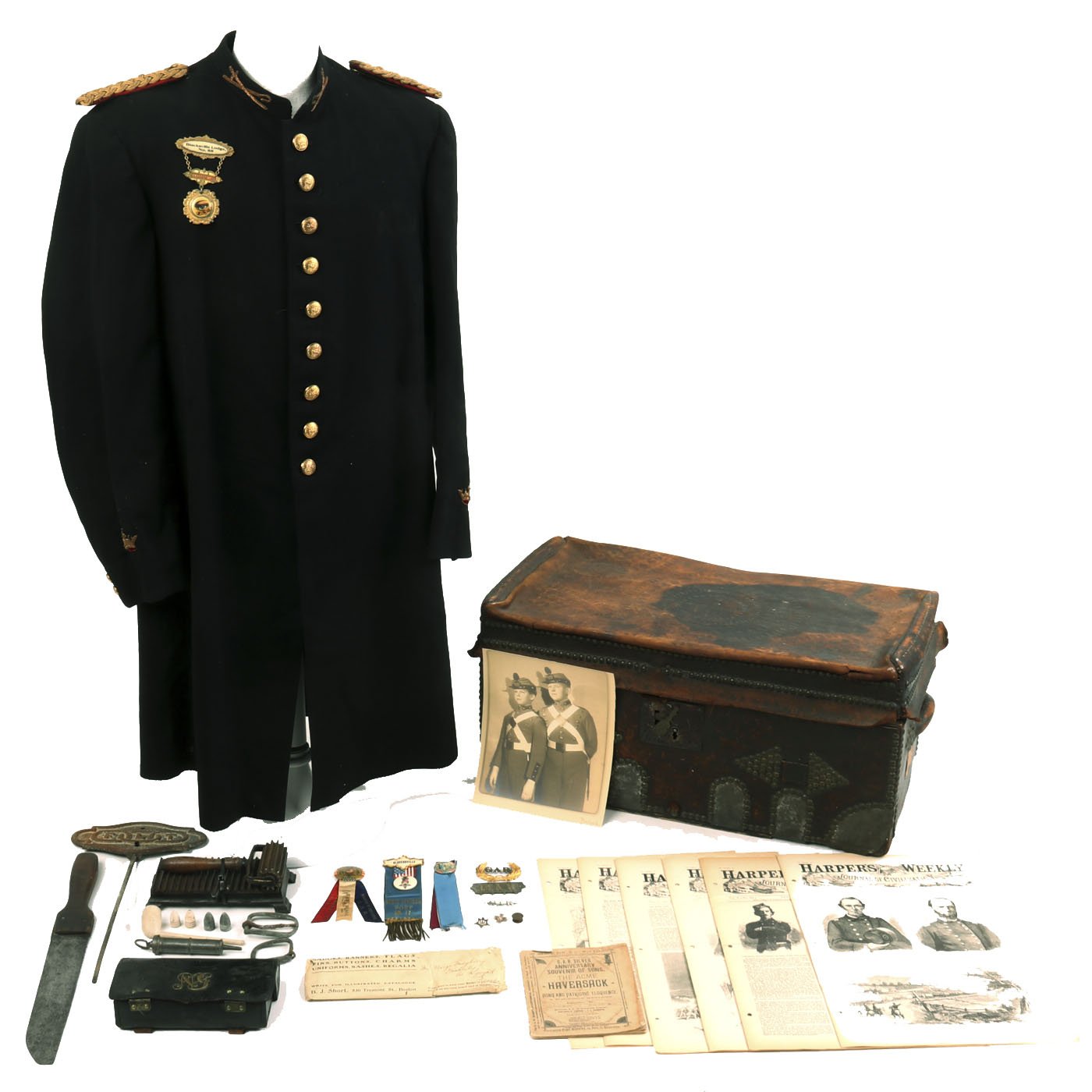 From vintage uniforms & rifles to new combat dress to grand