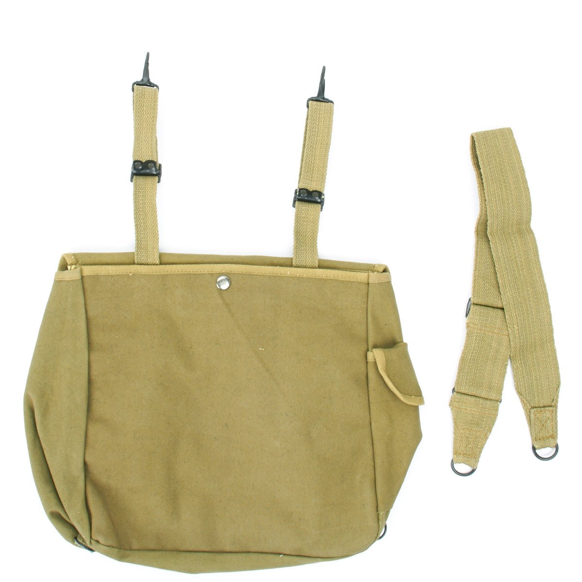 U.S. WW2 M1936 Musette Bag with Shoulder strap Dark OD marked JT&L® 1944