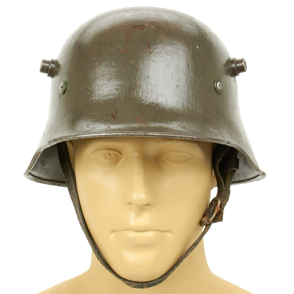 Original Imperial German WWI M18 Stahlhelm Helmet - Shell Size 62 ...