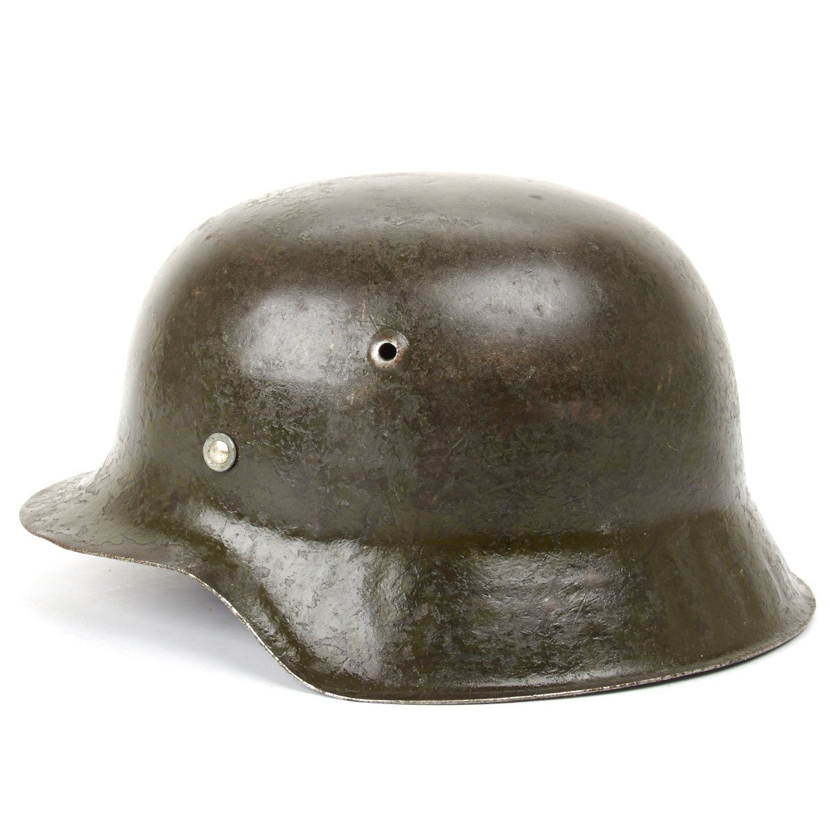  German WWII M42 Steel Helmet- Stahlhelm 42 WW2 M1942- Extra  Large Shell- Size 70: Powersports Helmets: Clothing, Shoes & Jewelry