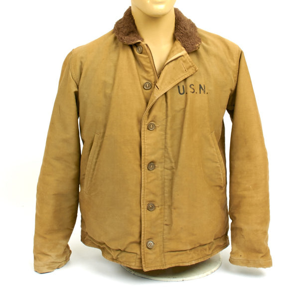 Original U.S. WWII N-1 Navy Deck Jacket - Size 40 – International ...