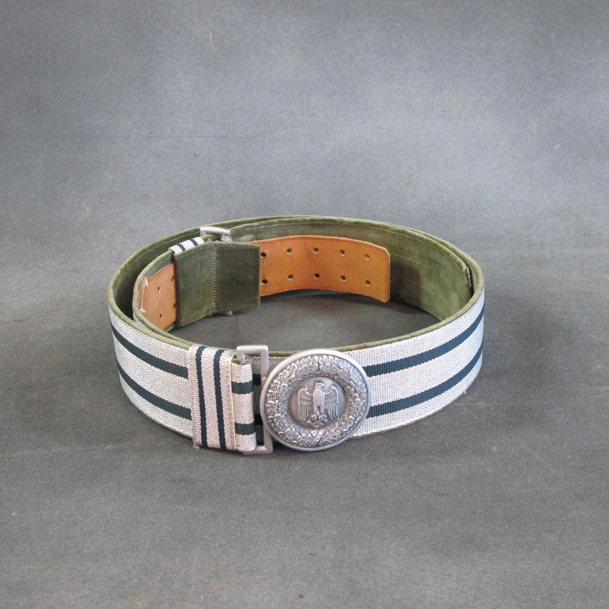 WW2 Japanese Army Officer's Cloth Belt - Military Antiques