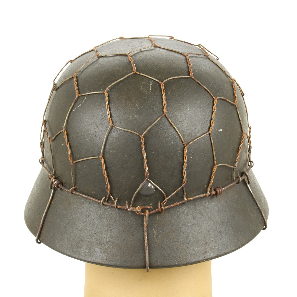 Original German WWII M40 Heer Helmet with Original Single Decal and ...