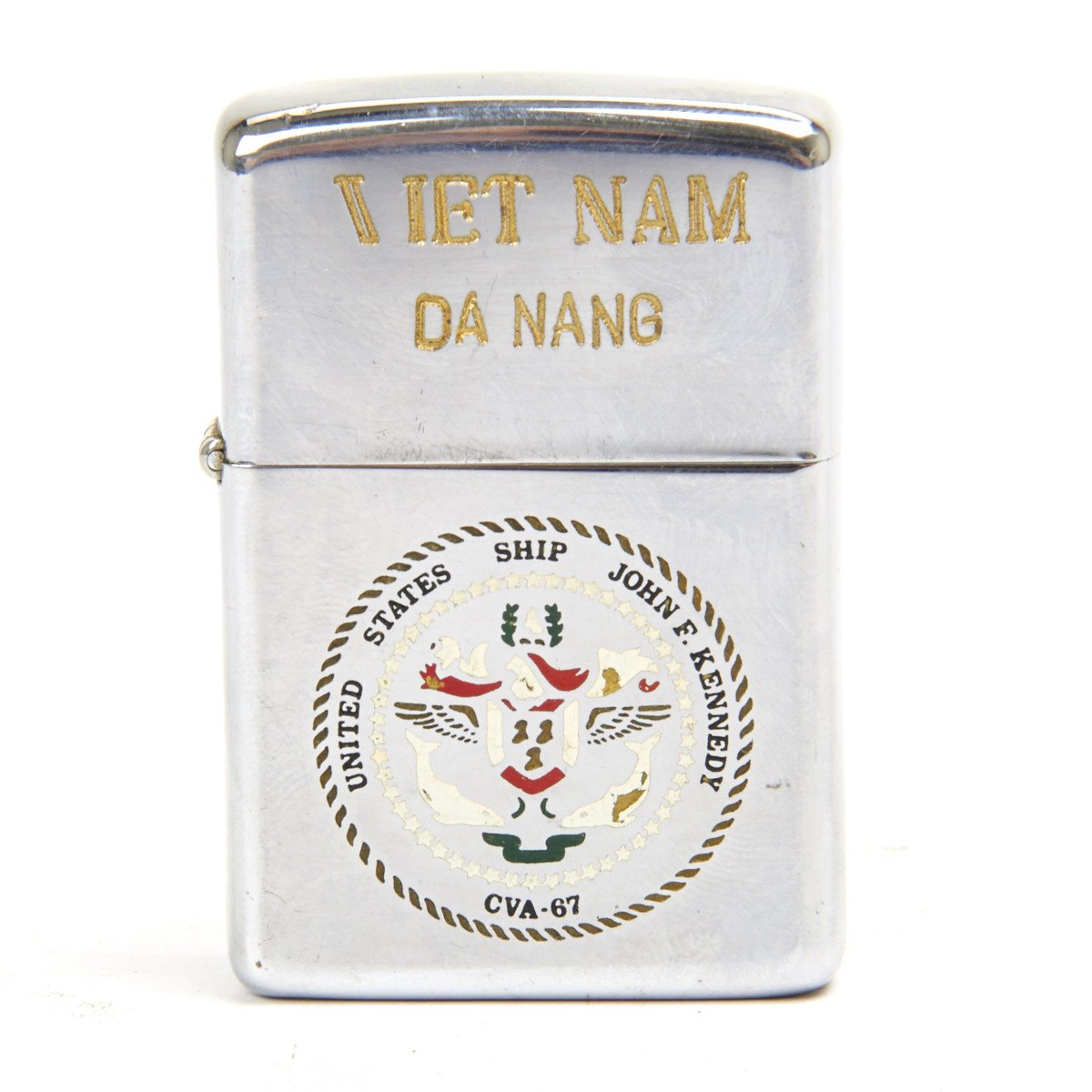 Original U.S. Vietnam War Personal Zippo Cigarette Lighter of