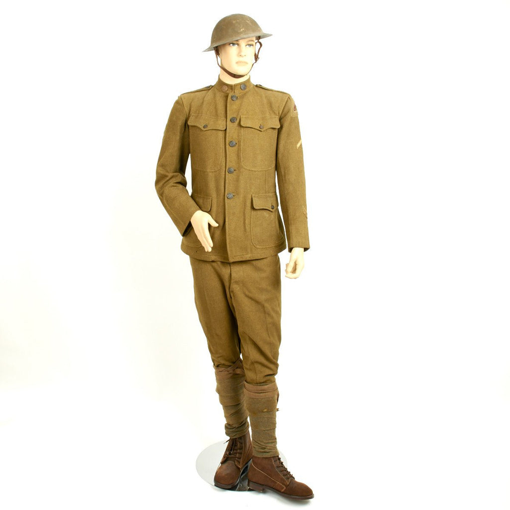 Original U.S. WWI Named 41st Infantry Division Uniform Set - Sunset Division Original Items