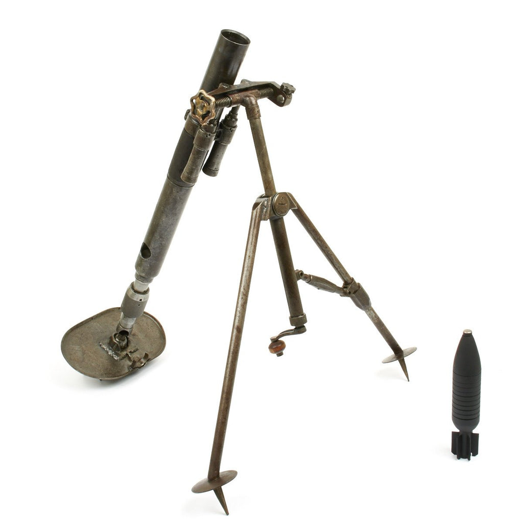 Original Russian WWII RM-38 Soviet 50 mm Light Infantry Display Mortar - Dated 1939 Original Items